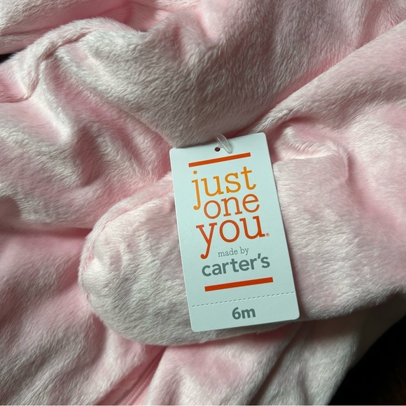 Pink Hooded Baby One Piece - Picture 9 of 9